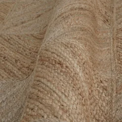 Tapis De Chambre/Salon|EMINZA Tapis de salon rectangulaire jute tissée main (160 x 230 cm) Anaya Marron