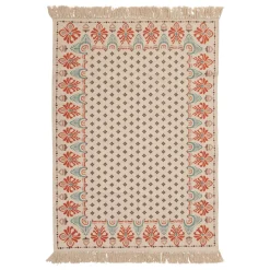 Tapis De Chambre/Salon|Atmosphera, cru017dateur d'intu017drieur Tapis de salon rectangulaire coton (170 x 120 cm) Ikat Multicolore