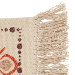 Tapis De Chambre/Salon|Atmosphera, cru017dateur d'intu017drieur Tapis de salon rectangulaire coton (170 x 120 cm) Ikat Multicolore