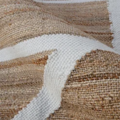 Tapis De Chambre/Salon|EMINZA Tapis de salon rectangulaire jute (140 x 200 cm) Paris Beige