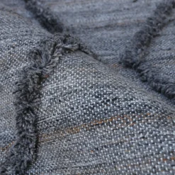 Tapis De Chambre/Salon|EMINZA Tapis de salon rectangulaire matière recyclée tuftée (140 x 200 cm) Noori Gris