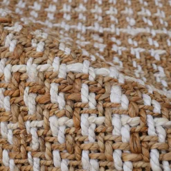 Tapis De Chambre/Salon|EMINZA Tapis de salon rectangulaire jute tissée main (140 x 200 cm) Weston Marron