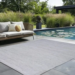 Tapis D'Extérieur|Tapis D'Extérieur|L'EFFET PAPILLON Tapis d'extérieur rectangulaire (160 x 230 cm) Léo chiné Gris
