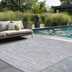 Tapis D'Extérieur|Tapis D'Extérieur|L'EFFET PAPILLON Tapis d'extérieur rectangulaire (160 x 230 cm) Bono Ficelle Gris ficelle