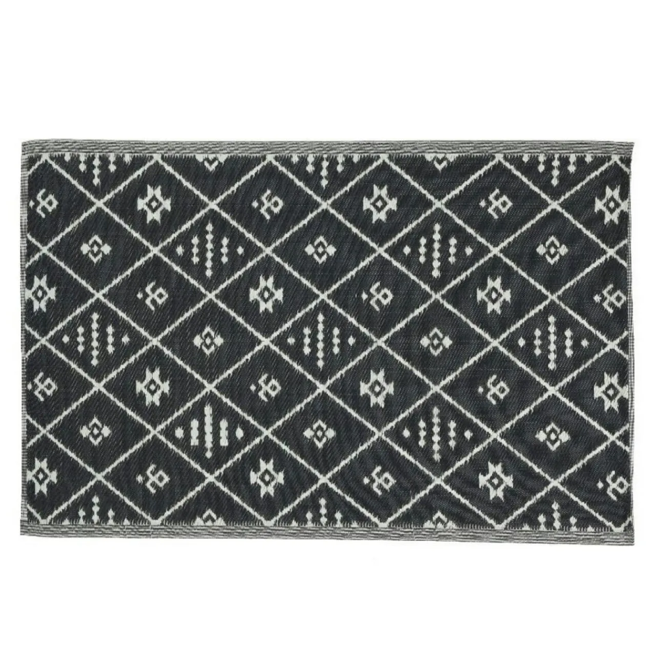 Tapis D'Extérieur|Tapis D'Extérieur|#N/A Tapis d'extérieur rectangulaire (180 x 120 cm) Inca Noir