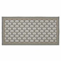 Tapis Multi-Usage|DOUCEUR D'INTERIEUR Tapis multi-usage (50 x 120 cm) Art déco chic Gris