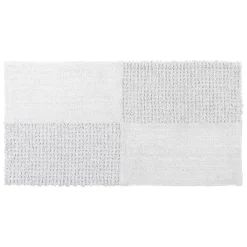 Tapis De Chambre/Salon|TENDANCE Tapis salon coton (45 x 90 cm) Naël Blanc