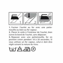 Embrasse, Pince Et Anneaux|LUANCE Thermocollant Blanc