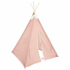 Petit Meuble Enfant|Tipi Et Cabane|Atmosphera createur d'interieur for kids Tipi enfant bois et tissu (H160 cm) Wapi Rose
