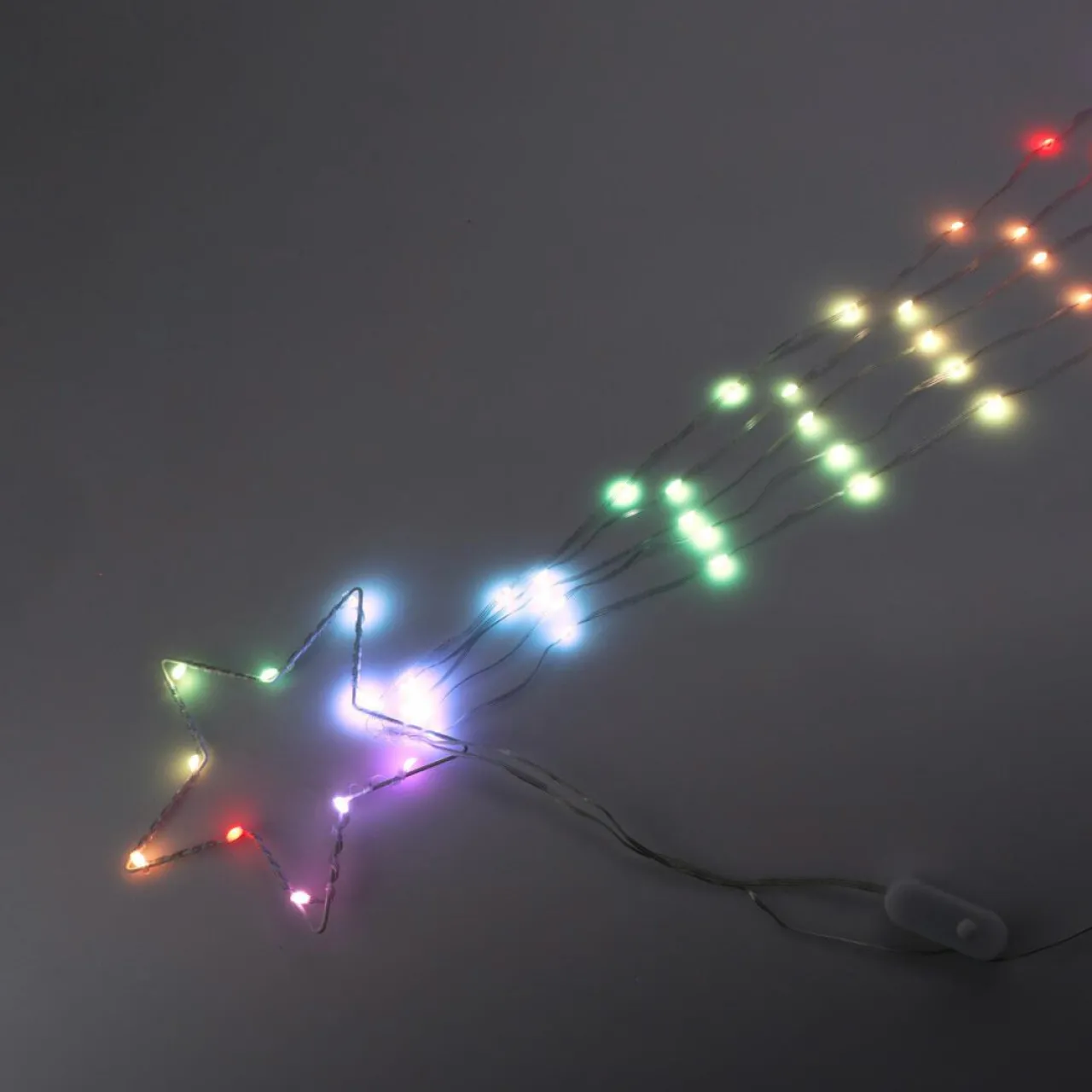 Déco Et Objet De Noël|Déco Et Objet Lumineux|KOOPMAN Étoile lumineuse Digitale 85 LED H20 cm Star Multicolore