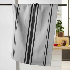Accessoire Cuisine|DOUCEUR D'INTERIEUR Torchon (70 cm) Comptoir Gris