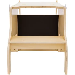 Petit Meuble Enfant|Atmosphera cru017dateur d'intu017drieur for kids Tour d'observation bureau bois (H91 cm) Alba Marron