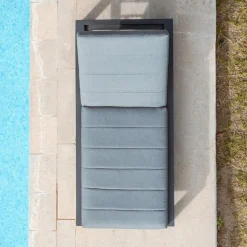 Transat|MOBELLIA Transat en aluminium Elba Gris Anthracite