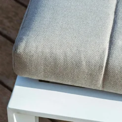 Transat|MOBELLIA Transat en aluminium Elba et taupe Blanc