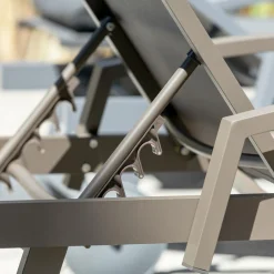 Transat|MOBELLIA Transat en aluminium Pirae Taupe