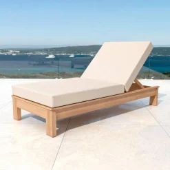 Transat|MOBELLIA Transat en bois d'acacia Bornéo Sable