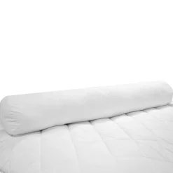 Couette, Oreiller, Traversin|EMINZA Traversin moelleux (90 x 23 cm) Doux et gonflant Blanc