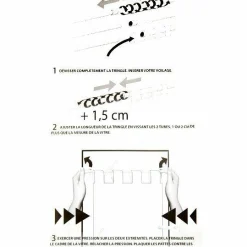 Tringle Voilage Et Support|LUANCE Tringle extensible Fix'vit (30 à 50 cm) Blanc