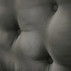 Tête-De-Lit|EMINZA Tête de lit coussin gaze de coton (80 x 50 cm) Gaïa Gris granit Gris foncé