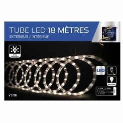 Guirlande Lumineuse|Feeric Lights & Christmas Tube lumineux 324 LED (18 m) Blanc chaud