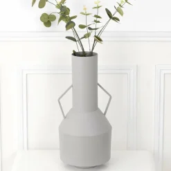 Vase|Vase|#N/A Vase en métal (H45 cm) Deli Gris