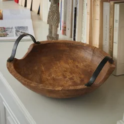 Rangement D'Entrée|Objet Déco|ATMOSPHERA Vide poche coupelle manguier (29,5 x 27 cm) Wild Bois