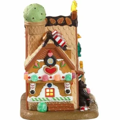 Village De Noël Lemax|LEMAX Village de Noël à piles lumineux Confiserie