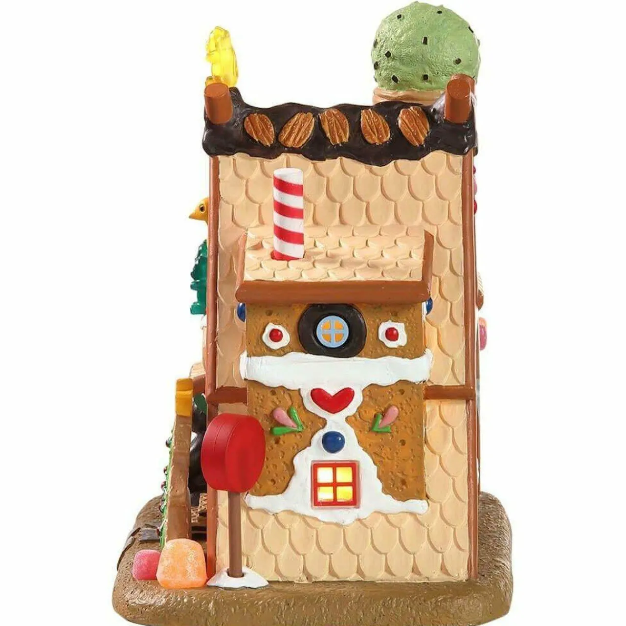 Village De Noël Lemax|LEMAX Village de Noël à piles lumineux Confiserie