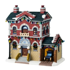 Village De Noël Lemax|LEMAX Village de Noël lumineux Poste de Police