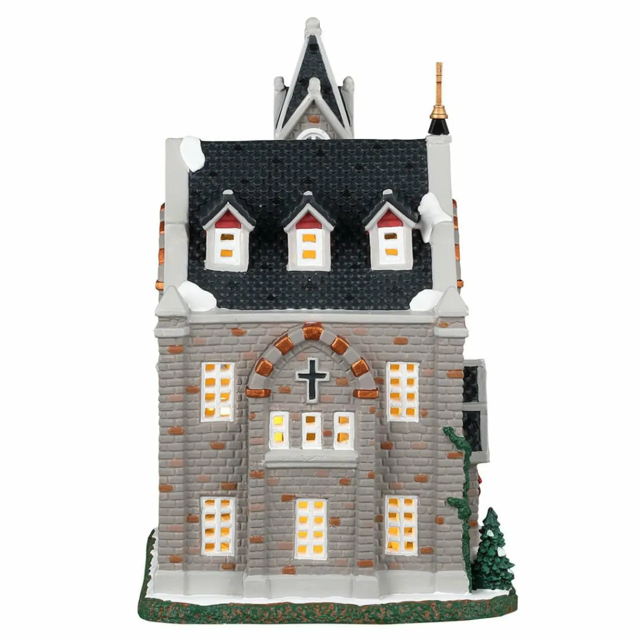 Village De Noël Lemax|LEMAX Village de Noël lumineux Eglise St Luke