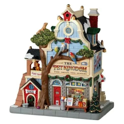 Village De Noël Lemax|LEMAX Village de Noël lumineux à piles Le Royaume des animaux