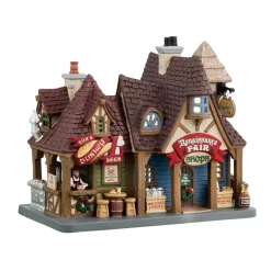 Village De Noël Lemax|LEMAX Village de Noël lumineux Boutique de la Foire de la Renaissance