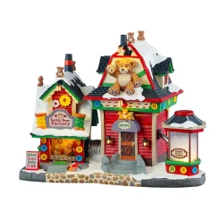 Village De Noël Lemax|LEMAX Village de Noël lumineux Usine à Ourson