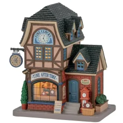 Village De Noël Lemax|LEMAX Village de Noël lumineux Horloger le bon Temps