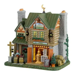 Village De Noël Lemax|LEMAX Village de Noël lumineux Distillerie Spruce Mountain