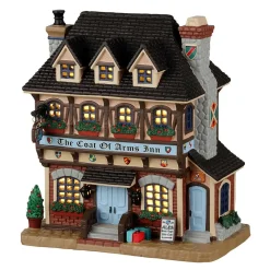 Village De Noël Lemax|LEMAX Village de Noël lumineux Auberge The Coat of arms