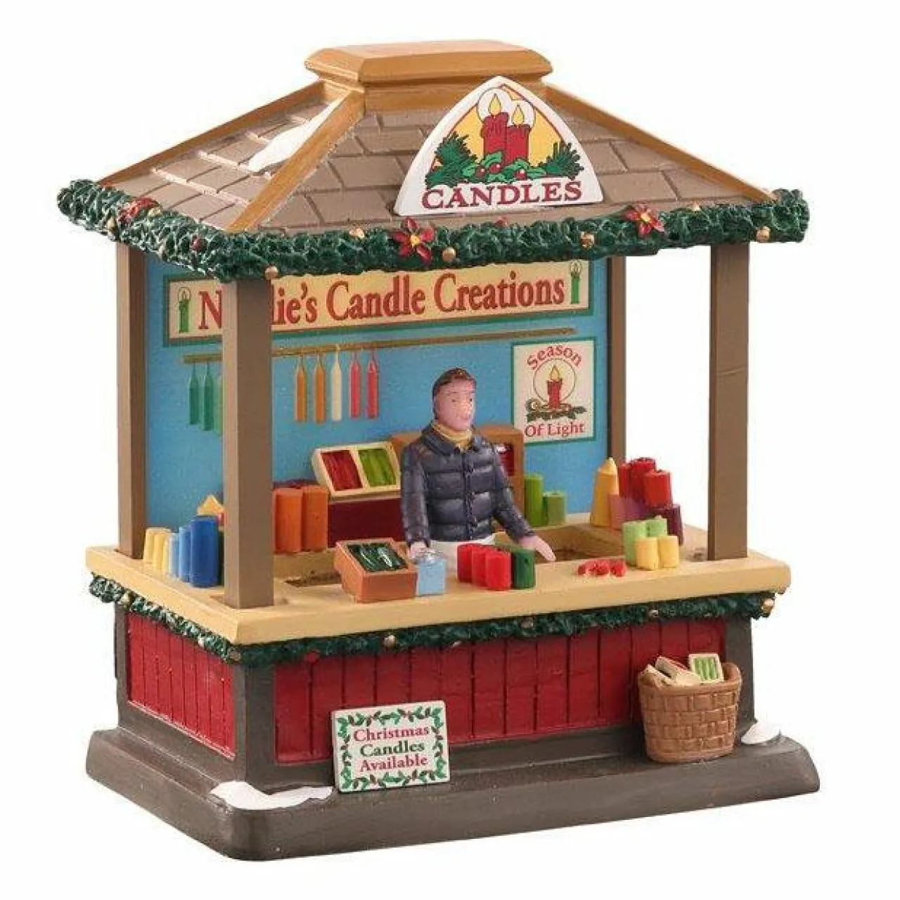 Village De Noël Lemax|LEMAX Village de Noël lumineux Boutique de bougies