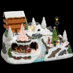 Village De Noël Lumineux|Feeric Lights & Christmas Village de Noël lumineux Chalet en montagne