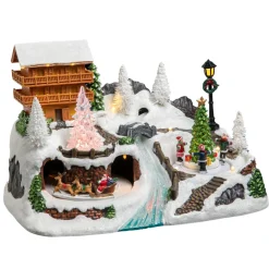 Village De Noël Lumineux|Feeric Lights & Christmas Village de Noël lumineux Chalet en montagne