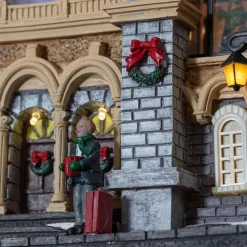 Village De Noël Lumineux|KAEMINGK Village de Noël lumineux et musical Gare de train