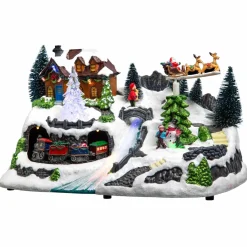 Village De Noël Lumineux|Feeric Lights & Christmas Village de Noël lumineux Train des neiges