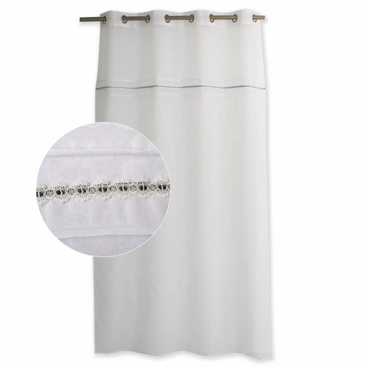 Voilage|ENJOY HOME Voilage (140 x 240 cm) Alicia Gris foncé