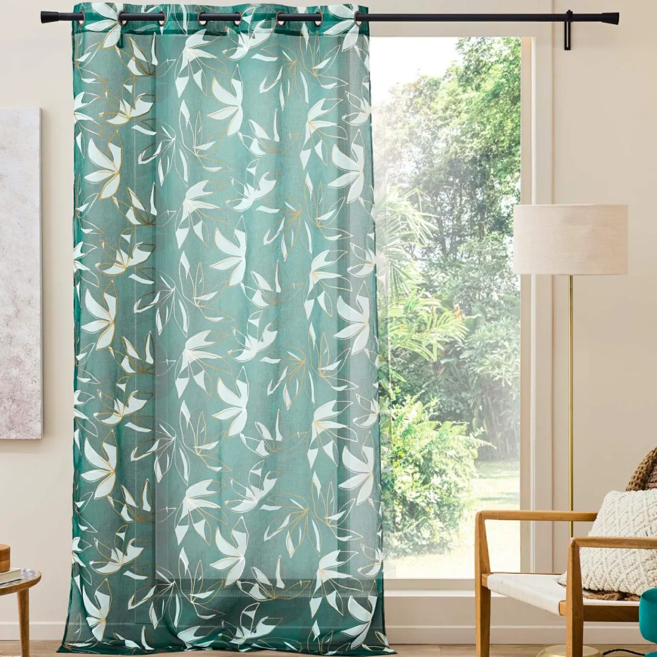 Voilage|douceur d'intu017drieur Voilage (140 x 240 cm) Elsa Vert