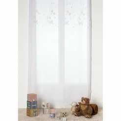Rideau Enfant|Rideau Enfant|Atmosphera createur d'interieur for kids Voilage (140 x 240 cm) Etoiles Blanc