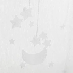 Rideau Enfant|Rideau Enfant|Atmosphera createur d'interieur for kids Voilage (140 x 240 cm) Etoiles Blanc