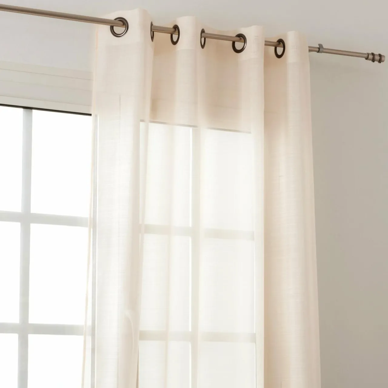 Voilage|LINDER Voilage (145 x 240 cm) Givrée Beige