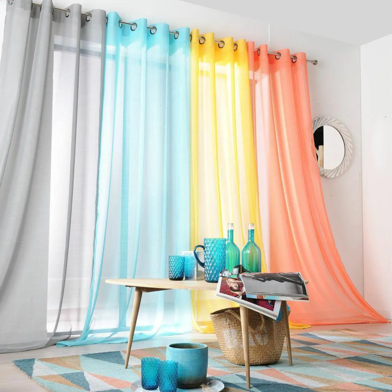 Voilage|LINDER Voilage (145 x 240 cm) Givrée Beige