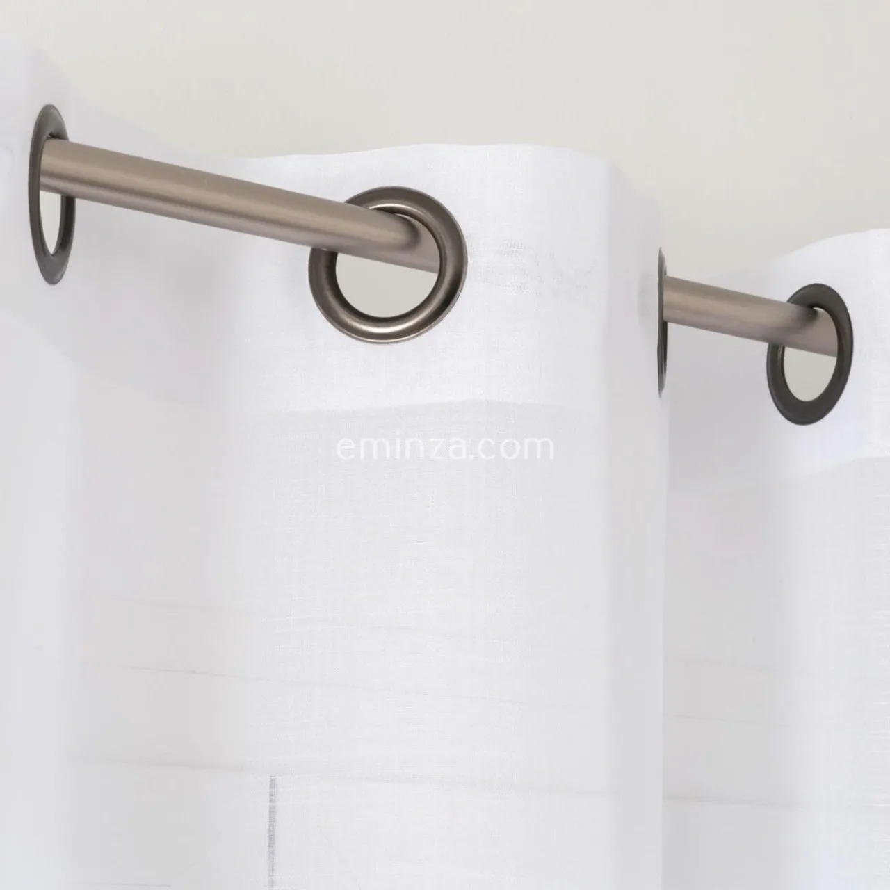 Voilage|LINDER Voilage (145 x 240 cm) Givrée Blanc