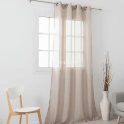 Voilage|LINDER Voilage (145 x 240 cm) Givrée Sable