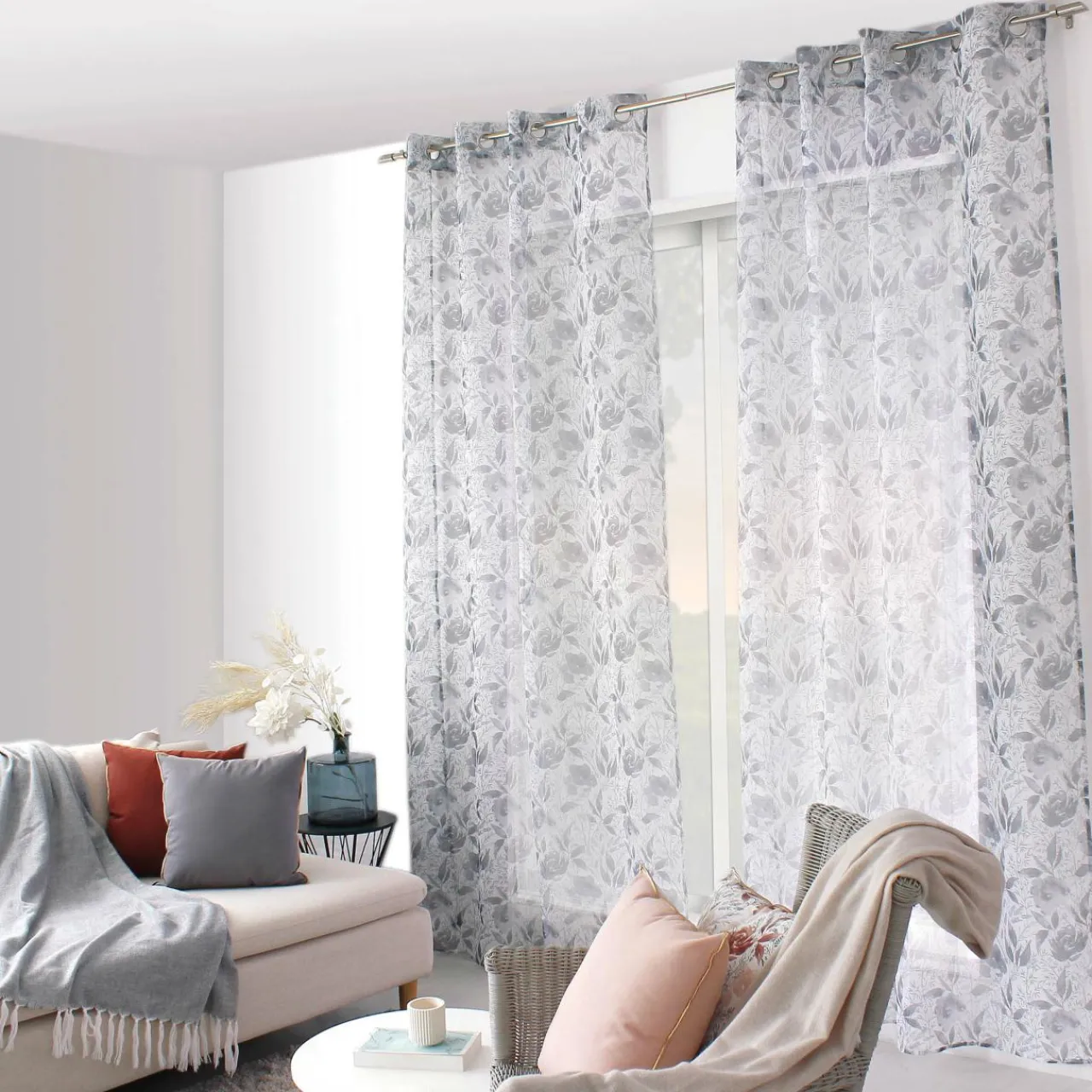 Voilage|ENJOY HOME Voilage (140 x 240 cm) Harmony Gris